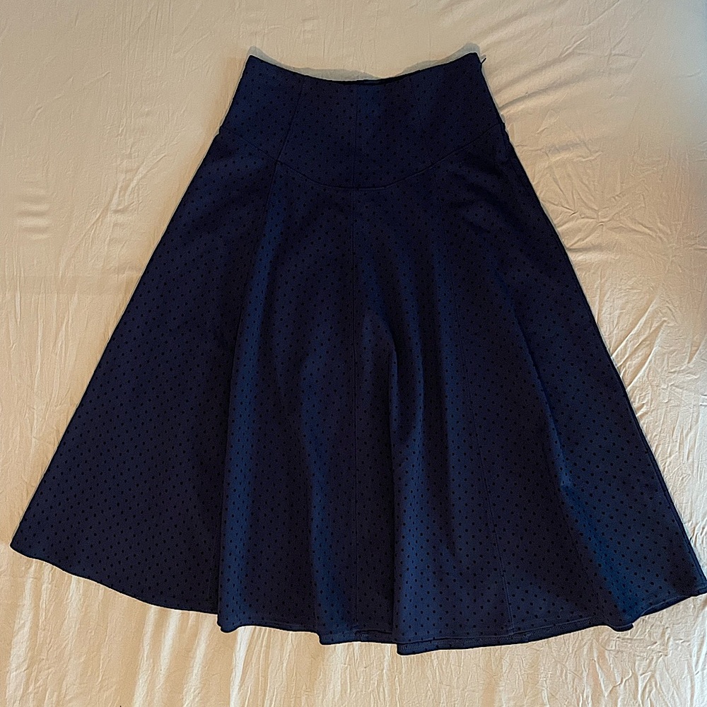 Maeve (Anthropologie) Polka Dot Midi Skirt